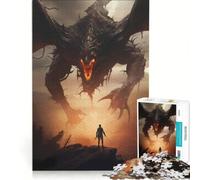 Puzzle per adulti da 1000 pezzi: Drago Fantasy, Boss Finale, Gioco Impossibile, Tempo Libero per le Vacanze a Casa, Compleanno e Natale 38x52cm