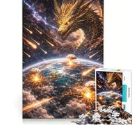 Puzzle per adulti da 1000 pezzi Drago Giallo Testimone gioco pratico attività divertenti da fare a casa regalo per donne 38x52cm