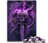 Puzzle per adulti da 1000 pezzi, drago magico, aiuta il cervello a esercitare i giocattoli avvincenti per coltivare la pazienza, decorazione perfetta, 50x75cm