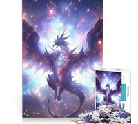 Puzzle per adulti da 1000 pezzi, Drago Stellare Cosmico, Gioco Rilassante, Ideale per Passatempi Rilassanti, Ottimo Regalo per Appassionati di Videogiochi 38x52cm