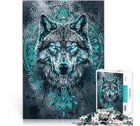 Puzzle per adulti da 1000 pezzi Dreams Wolf Gioco educativo Sfida giocattolo è ideale come regalo per tutta la famiglia per adolescenti dai 14 anni e oltre 26 x 38 cm
