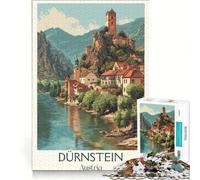Puzzle per adulti da 1000 pezzi, Dürnstein, Austria, gioco educativo, decorazione per la casa, per rafforzare l'amore tra le coppie 38x26cm