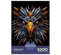 Puzzle Per Adulti Da 1000 Pezzi Eagle Head Wall Art Print Puzzle Giochi Rilassanti Decorazione Perfetta Regali Unici Per Compleanno E Natale 38x26cm/1000pcs