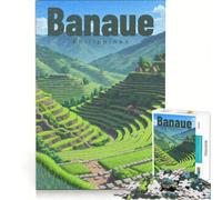 Puzzle per adulti da 1000 pezzi, "Echi a terrazze in una geometria tranquilla", gioco rilassante, regalo di compleanno, regalo di Natale 38x52cm