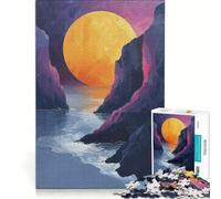 Puzzle per adulti da 1000 pezzi "Eclissi nel canyon", gioco interattivo, attività divertenti da fare a casa, per rafforzare l'amore tra le coppie, 38x26cm