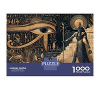 Puzzle Per Adulti Da 1000 Pezzi Egyptian Mythology Art Print-1 Puzzle Per Adolescenti Giochi Per Famiglie Assemblaggio Di Modelli Attività Divertenti A Casa 38x26cm/1000pcs