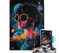 Puzzle per adulti da 1000 pezzi Elevated Dreamer in rosa Stellar Vortex Puzzle da 1000 pezzi Giocattolo Decorazione da parete Sfida impegnativa Bellissimo gioco di design (75x50cm)