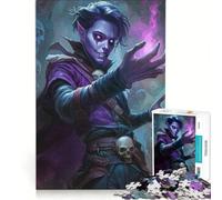 Puzzle per adulti da 1000 pezzi: Elfo fantasy, negromante e magia, giochi divertenti, rilassanti e stimolanti per l'amore di coppia 38x52cm