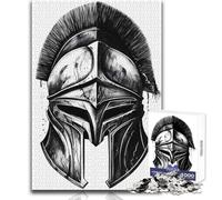 Puzzle per adulti da 1000 pezzi, Elmo antico, Design minimalista, Analisi del gioco e logica, Regali di Babbo Natale segreto, Dimensioni 50x75cm