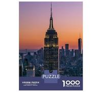 Puzzle Per Adulti Da 1000 Pezzi Empire State Building Puzzle Per Adulti Giochi Divertenti Sfida Difficile Divertimento A Casa Attività, 52x38cm/1000pcs