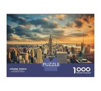 Puzzle Per Adulti Da 1000 Pezzi Empire State Building Sunset-1 Puzzle Per Adolescenti Giochi Per Famiglie Assemblaggio Di Modelli Attività Divertenti A Casa 52x38cm/1000pcs