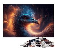 Puzzle per adulti da 1000 pezzi Emu con taglio di precisione ideale come regalo per tutta la famiglia (dimensioni 75x50 cm)