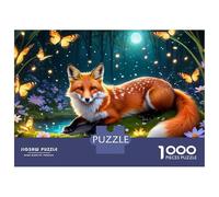 Puzzle Per Adulti Da 1000 Pezzi Enchanted Forest Fox Puzzle Per Adolescenti Giochi Per Famiglie Assemblaggio Di Modelli Attività Divertenti A Casa 38x26cm/1000pcs