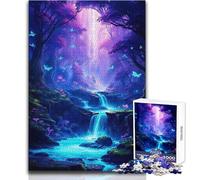 Puzzle per adulti da 1000 pezzi, Enchanted Grove Fairy Glen, giocattolo da parete per divertimento in famiglia, adatto dai 14 anni in su (dimensioni 50x75cm)