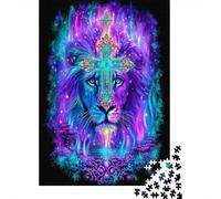 Puzzle Per Adulti Da 1000 Pezzi Enchanted Lion Art Print Puzzle Per Adulti Gioco Rompicapo Regali Per Donne Attività Divertenti A Casa 38x26cm/1000pcs