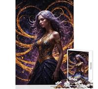 Puzzle per adulti da 1000 pezzi,enigmatico mago celeste,decorazione per la casa,giocattoli,idee regalo,gioco rompicapo,migliora l'amore tra coppie,dimensioni 38x52cm
