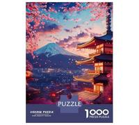 Puzzle Per Adulti Da 1000 Pezzi Epic Scenic Sunset Flowers Puzzle Giochi Rilassanti Taglio Di Precisione Interazione Genitore-figlio 38x26cm/1000pcs
