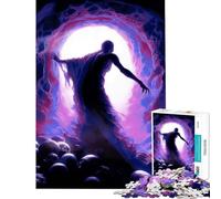 Puzzle per adulti da 1000 pezzi "Esilio attraverso la luce" gioco educativo giocattolo avvincente per coltivare la pazienza regalo per donne e uomini decorazione da parete (dimensioni 38x26cm)