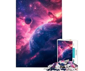 Puzzle per adulti da 1000 pezzi esopianeti viola giochi divertenti giocattoli che creano dipendenza per coltivare la pazienza ottimo regalo per gli amanti dei giochi assemblaggio di modelli (50x75cm)