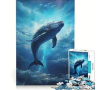 Puzzle per adulti da 1000 pezzi, Esplorazione eterea, Gioco impossibile, Per passare il tempo durante le vacanze, compleanno e Natale 38x52cm