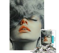 Puzzle per adulti da 1000 pezzi espressione emotiva gioco educativo sfida gioco rilassante un'opera d'arte regalo per donne e uomini (dimensioni 50x75cm)