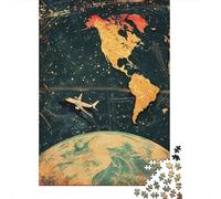 Puzzle Per Adulti Da 1000 Pezzi Explore The World with Ease Puzzle Per Adulti Gioco Rompicapo Vacanza A Casa Passatempo Interazione Genitore-figlio 70x50cm/1000pcs