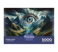 Puzzle Per Adulti Da 1000 Pezzi Eye of The Mountains Puzzle Giochi Rilassanti Decorazione Perfetta Regali Unici Per Compleanno E Natale 70x50cm/1000pcs