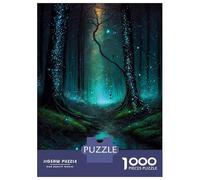 Puzzle Per Adulti Da 1000 Pezzi Fairy Night Forest Puzzle Per Adulti Gioco Rompicapo Analisi E Logica Attività Divertenti Da Fare A Casa, 38x26cm/1000pcs