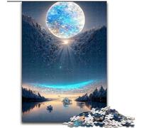 Puzzle per adulti da 1000 pezzi, fantasia colorata, buco nero cosmico, in legno, idea regalo unica fai da te per la casa, 50x75cm, festa di compleanno per uomini e donne
