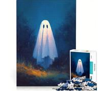 Puzzle per adulti da 1000 pezzi "Fantasma etereo nel bosco oscuro", gioco pratico, ideale per passare il tempo durante le vacanze, per rafforzare l'amore di coppia 50x75cm