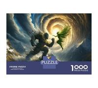 Puzzle Per Adulti Da 1000 Pezzi Fantasy Battle Nature Vs. Magic Puzzle Giochi Rilassanti Decorazione Perfetta Regali Unici Per Compleanno E Natale 70x50cm/1000pcs