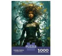 Puzzle Per Adulti Da 1000 Pezzi Fantasy Forest Woman Art Print Puzzle Giochi Per Famiglie Ma Divertenti E Spiritosi Regali Di Natale E Compleanno 38x26cm/1000pcs