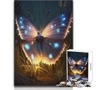 Puzzle per adulti da 1000 pezzi, farfalla eterea, perfetto per le ore di svago tranquille, giocattolo da gioco di alta qualità con taglio preciso, dimensioni 38x52cm