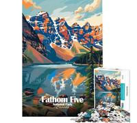 Puzzle per adulti da 1000 pezzi Fathom Five National Park Canada Sfida di intelligenza Giocattolo avvincente Gioco pratico Difficile Regalo di compleanno (dimensioni 38x26cm)