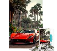 Puzzle per adulti da 1000 pezzi Ferrari GTE Gioco educativo Giocattolo didattico Ottimo regalo e giocattolo per tutta la famiglia (Dimensioni 38x26cm)