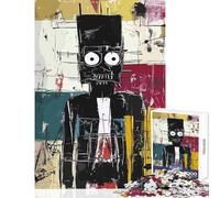 Puzzle per adulti da 1000 pezzi,figura originale Amish in nero,giocattolo,decorazione da parete,regalo divertente,gioco educativo,adatto per la decorazione del desktop,dimensioni 38x52cm