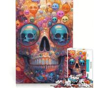 Puzzle per adulti da 1000 pezzi "Fiori effimeri della mortalità", gioco rompicapo, sfida impegnativa, regalo per amici e familiari 38x26cm