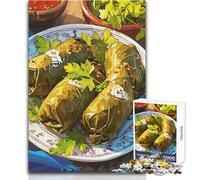 Puzzle per adulti da 1000 pezzi, foglie di vite ripiene con prezzemolo, bellissimo gioco di design, decorazione perfetta, giocattoli antistress, dimensioni 50x75cm