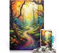 Puzzle per adulti da 1000 pezzi Foresta del Mistero Meraviglia Fatto di cartone per età pari o superiore a 14 anni Per il divertimento in famiglia Regalo di compleanno, regali, arte murale