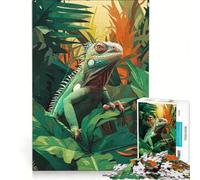 Puzzle per adulti da 1000 pezzi Foresta delle Lucertole gioco educativo decorazione per la casa per rafforzare l'amore tra le coppie 38x26cm