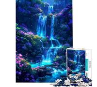 Puzzle per adulti da 1000 pezzi Foresta Magica di Notte Rompicapo Gioco Stimolante Giocattolo Divertente Regalo Vacanza a Casa Per Ammazzare il Tempo (dimensioni 38x26cm)
