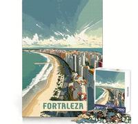 Puzzle per adulti da 1000 pezzi Fortaleza Sharp Joint Play Logic Skill Play Calm Fun Time Christmas Wall Art (38x52cm)
