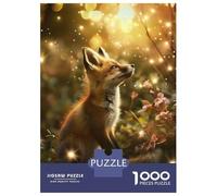 Puzzle Per Adulti Da 1000 Pezzi Fox Cubs Enchanted Forest Puzzle Per Adolescenti Giochi Divertenti Vacanza A Casa Ammazzare Il Tempo È Ideale Come Regalo 38x26cm/1000pcs