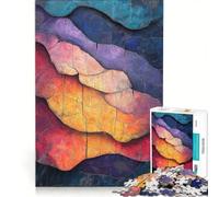 Puzzle per adulti da 1000 pezzi frammenti di tramonto gioco educativo taglio di precisione collezione d'artista belle arti 50x75cm