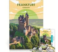 Puzzle per adulti da 1000 pezzi, FRANCOFORTE, GERMANIA, Giochi per famiglie, Analisi e logica, Per migliorare l'amore tra le coppie 38x52cm