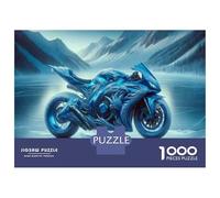 Puzzle Per Adulti Da 1000 Pezzi Frozen Motorcycle Artwork Puzzle Giochi Rilassanti Decorazione Perfetta Regali Unici Per Compleanno E Natale 70x50cm/1000pcs