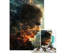 Puzzle per adulti da 1000 pezzi Fuoco e Nebulosa Gioco rompicapo Giocattolo intellettuale Regalo di compleanno Difficile (Dimensioni 38x26cm)