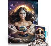 Puzzle per adulti da 1000 pezzi Gaia Madre dell'Universo Fatto di legno per 14+ Gioco impegnativo e gioco per famiglie ottimo regalo di Natale misurare：50x75cm