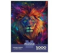 Puzzle Per Adulti Da 1000 Pezzi Galactic Lion Majesty -5 Puzzle Per Adolescenti Gioco Rompicapo Migliora La Memoria Attività Divertenti A Casa 70x50cm/1000pcs