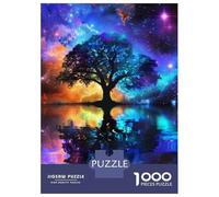 Puzzle Per Adulti Da 1000 Pezzi Galactic Tree Reflections Puzzle Giochi Rilassanti Decorazione Murale Difficile E Stimolante 70x50cm/1000pcs